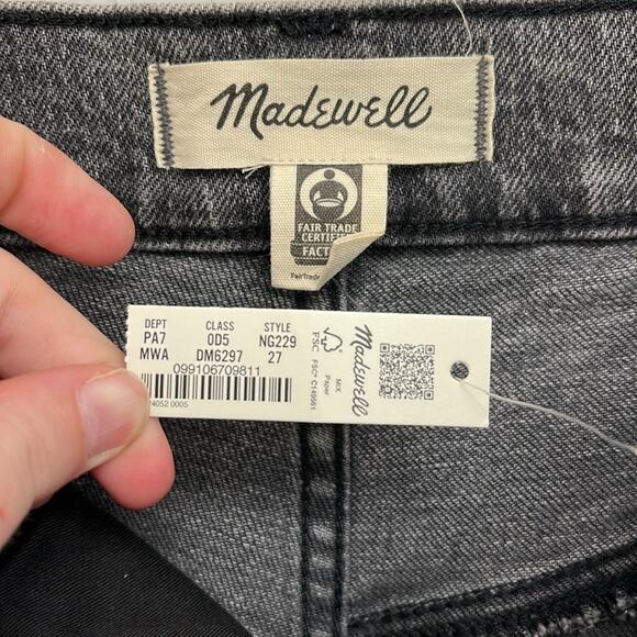 NWT Madewell Perfect Vintage Straight Jean Meaford Wash Seamed Edition - Size 27 - Picture 9 of 13